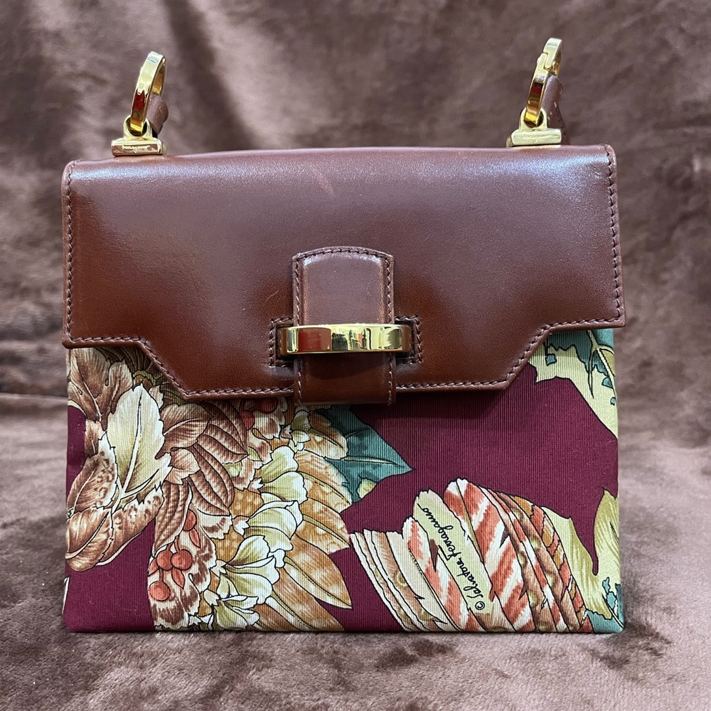 Salvatore Ferragamo Bird Print Mini Sling bag